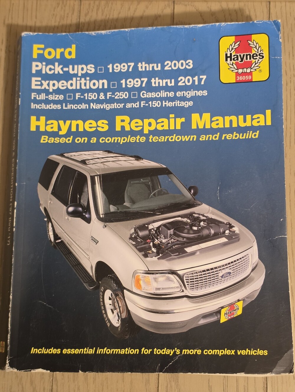Haynes 36059 Repair Manual for Ford Pickups 1997-2003 & Expedition 1997-2017